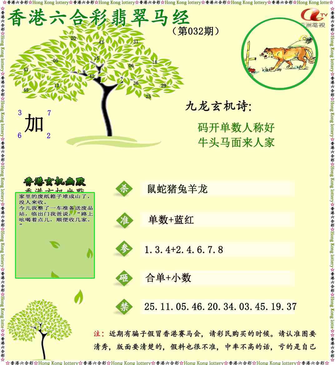 032期翡翠马经[图]